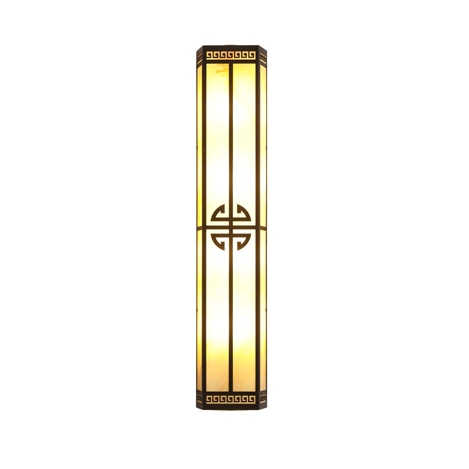 Schneeflocken-Wandleuchte aus Gipsmetall – quadratische, elegante Lampe für den Außenbereich