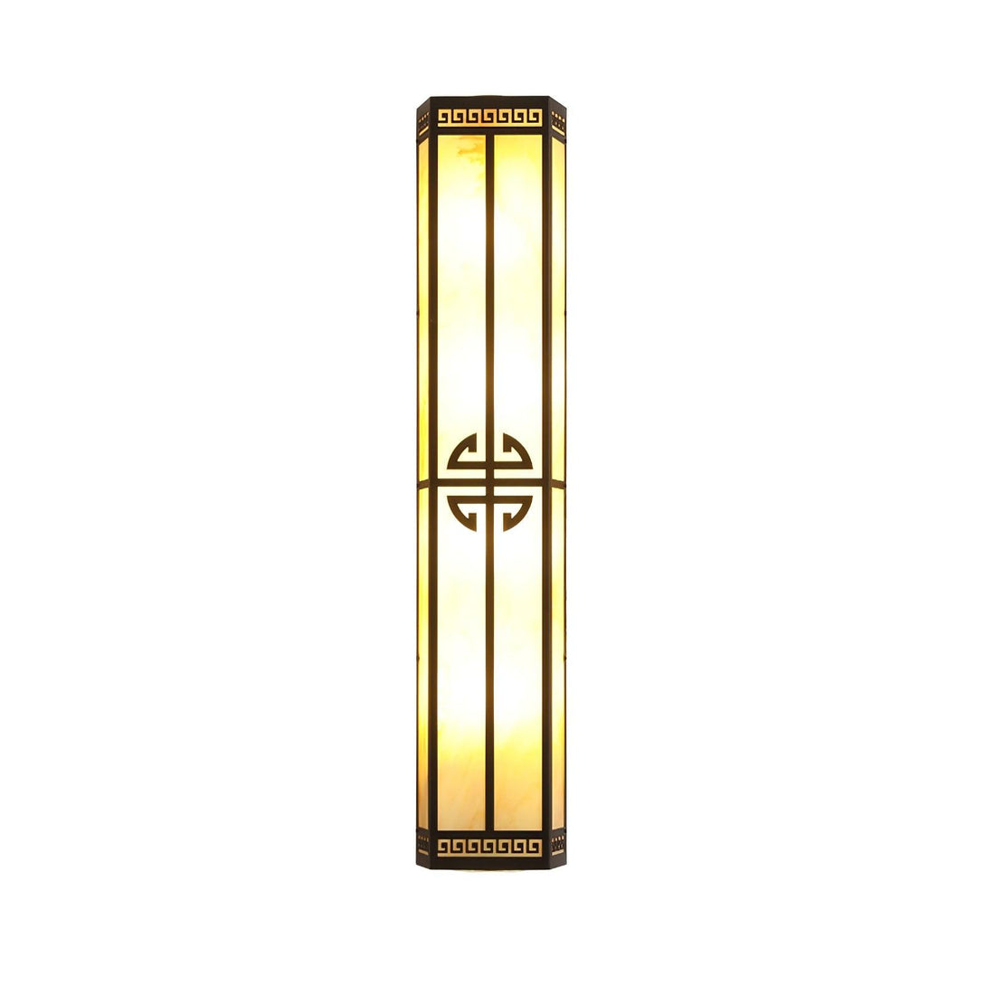Schneeflocken-Wandleuchte aus Gipsmetall – quadratische, elegante Lampe für den Außenbereich