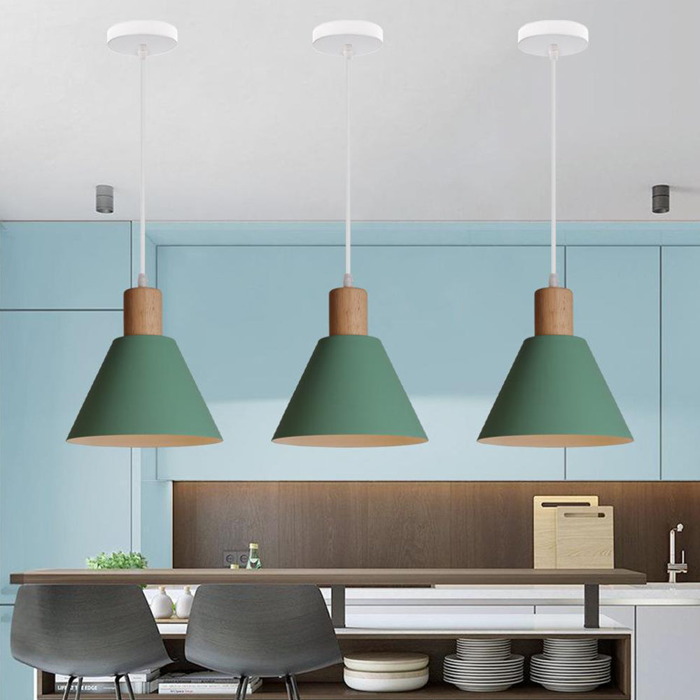 Iron Pendant Light - Contemporary Kitchen Island Lighting Industrial