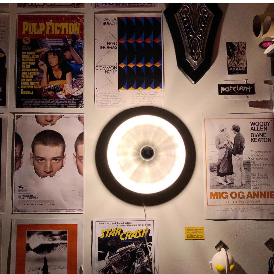 Space Age Disc Ceiling and Wall Lamp