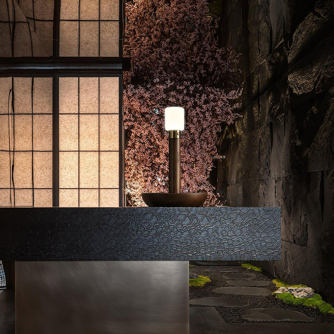 Simplicity Tischlampe – Massivholz, elegantes Design – für den Heim-/Bürogebrauch