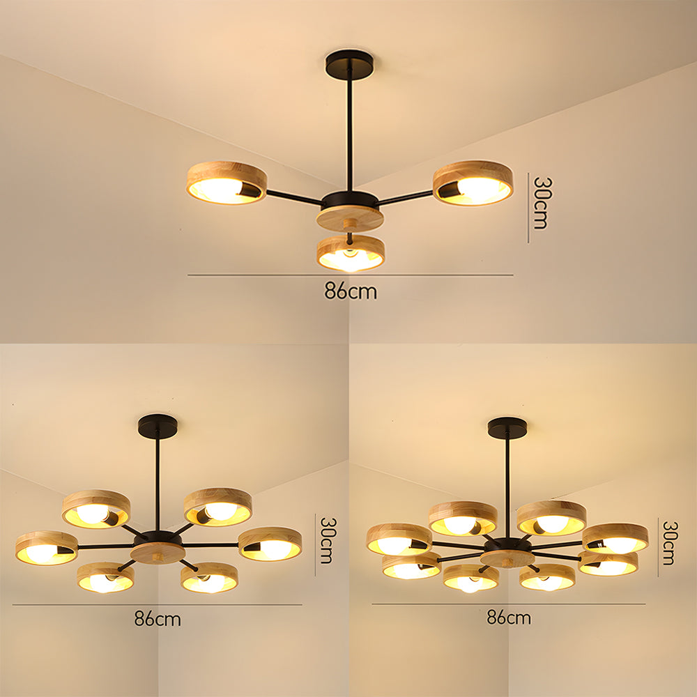 Eco-Friendly Ceiling Light - Modern Living Room Lamp Adjustable
