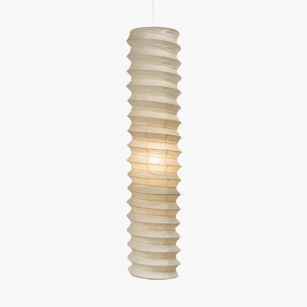 Washi Paper Pendant Lamp - Round Soft Glow for Minimalist Interiors