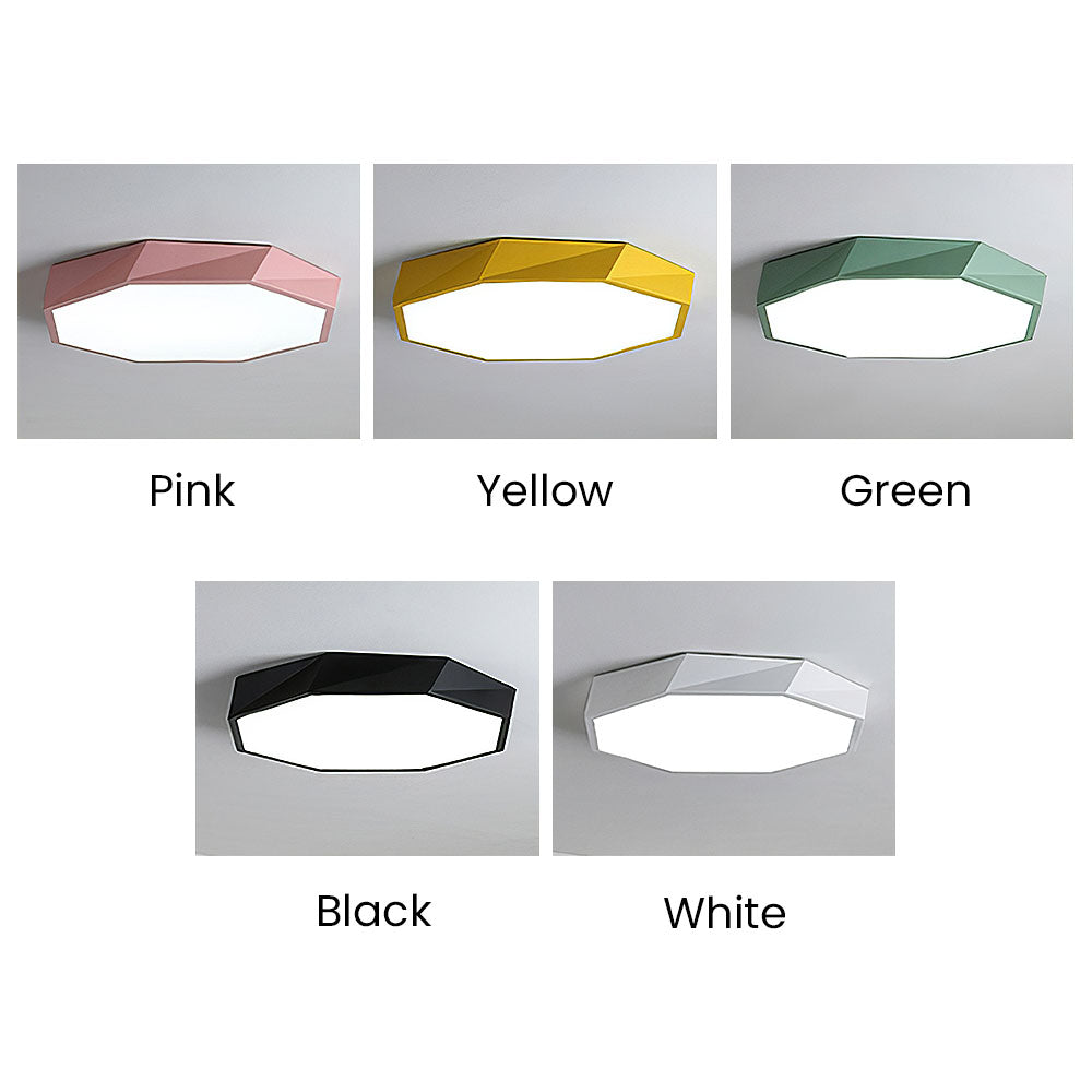 Modern LED Ceiling Light - Bedroom Ambient Lighting Energy Efficient