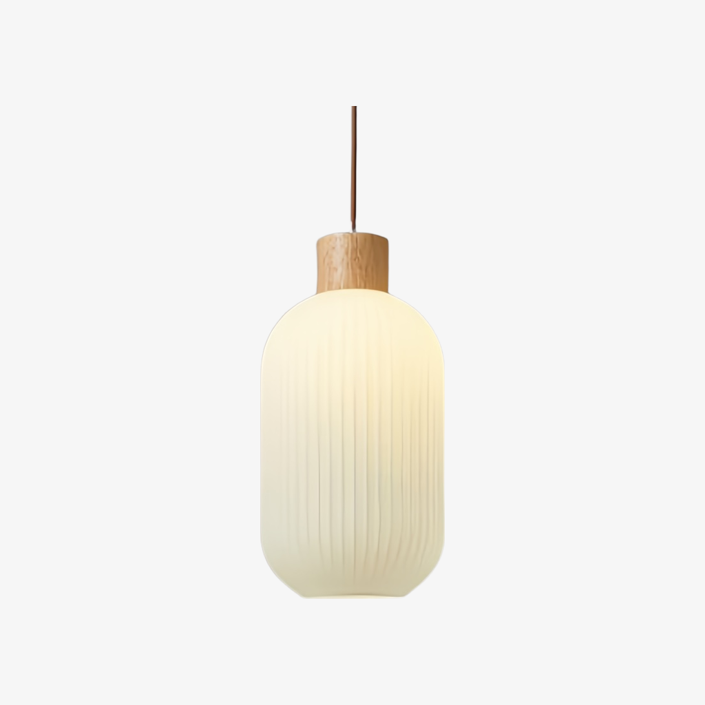 Opalyn Vintage Elegante Pendelleuchte aus milchig-weißem Glas - Beleuchtung für das Esszimmer