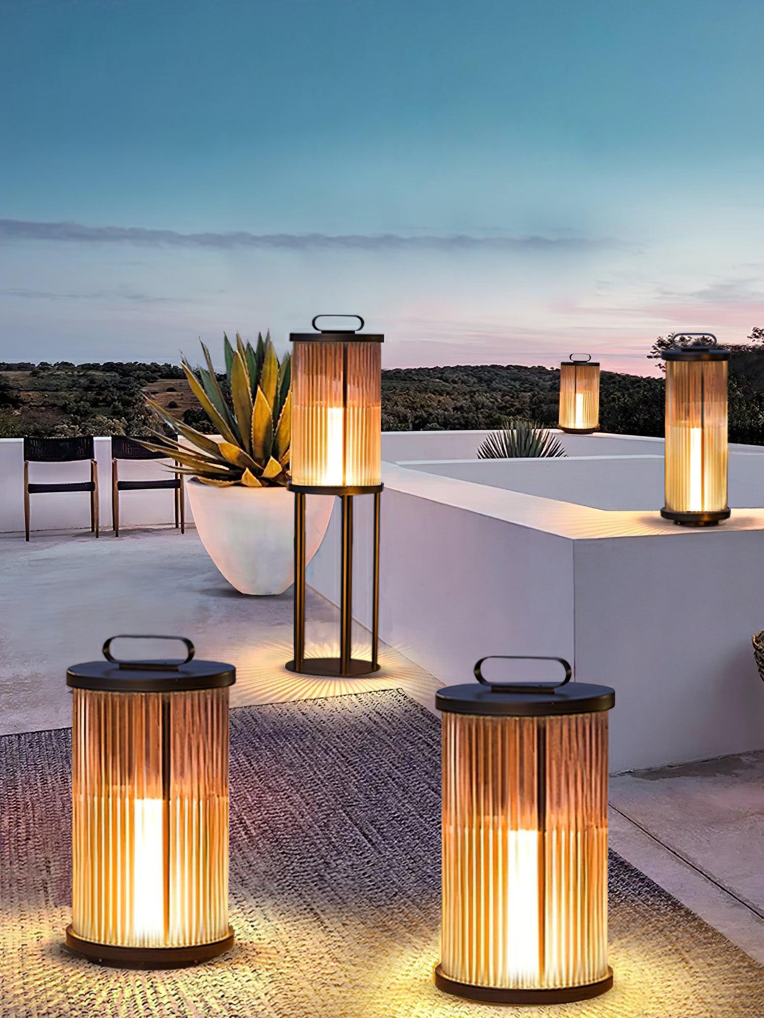 Solar Garden Lantern Light - Decorative Outdoor Lamp for Patio & Pathway