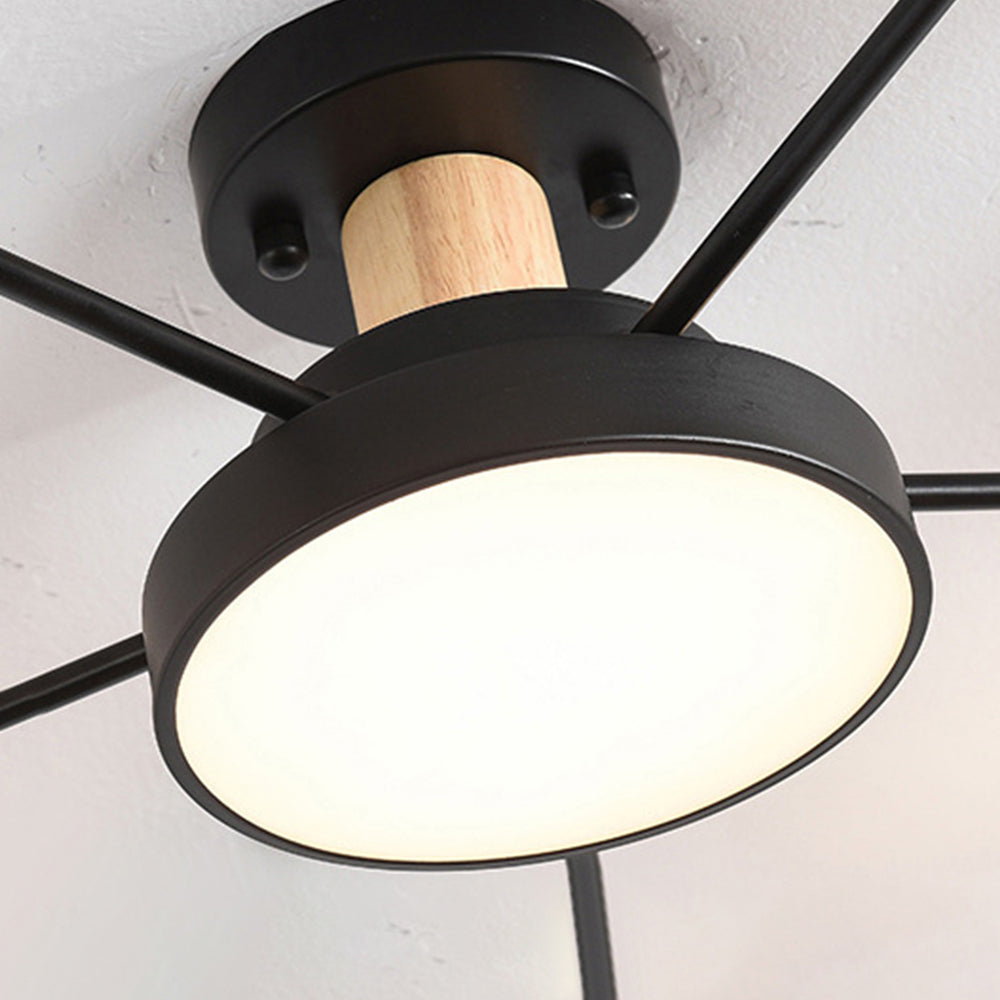 Branch LED Acryl Deckenleuchte - Kreatives Scheibendesign fürs Wohnzimmer