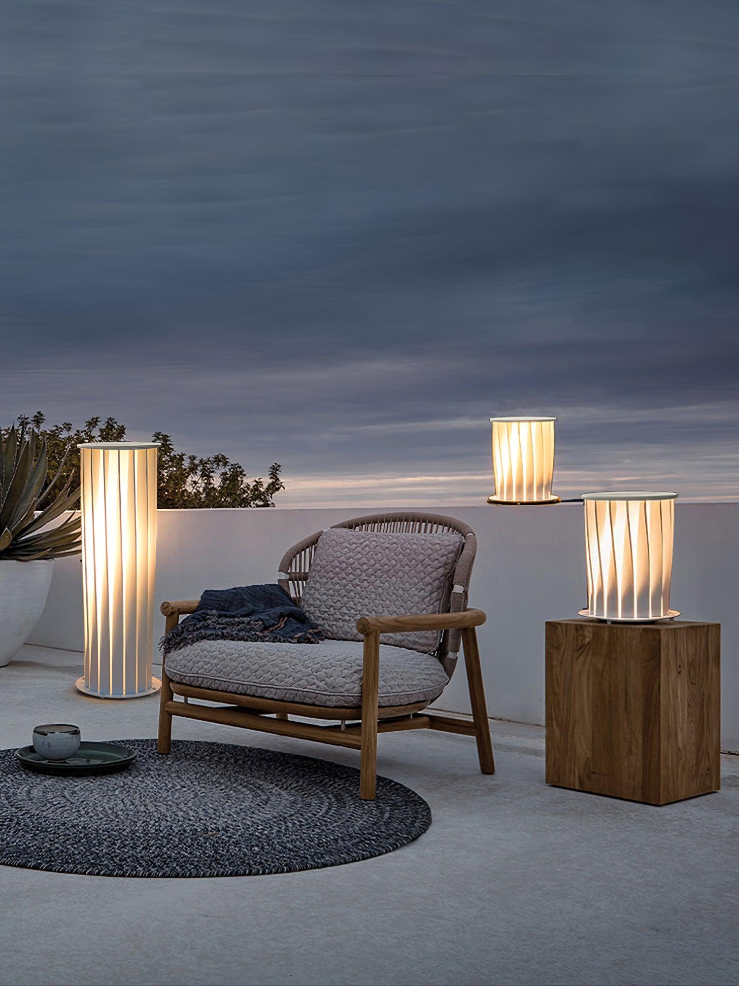 LED Outdoor Post Lamp - Energy-Saving Acrylic Light for Garden & Patio