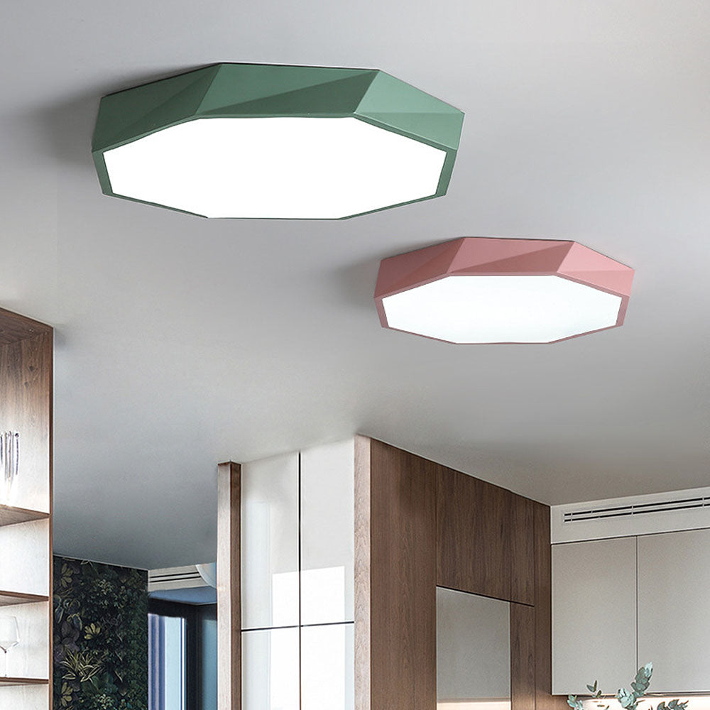 Modern LED Ceiling Light - Bedroom Ambient Lighting Energy Efficient