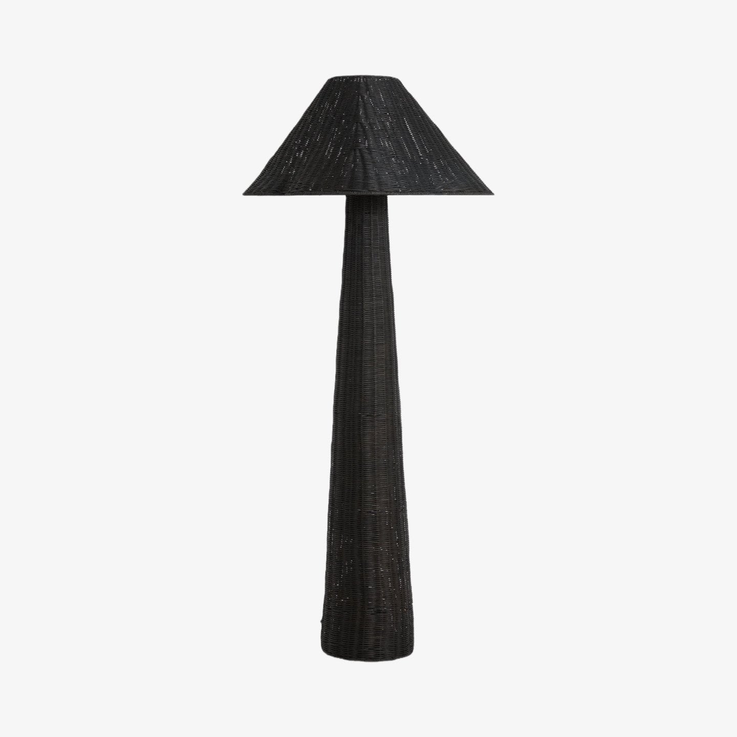 Wickara Woven Floor Lamp - Sculptural rattan design with natural rattan style, suitable for living room & bedroom