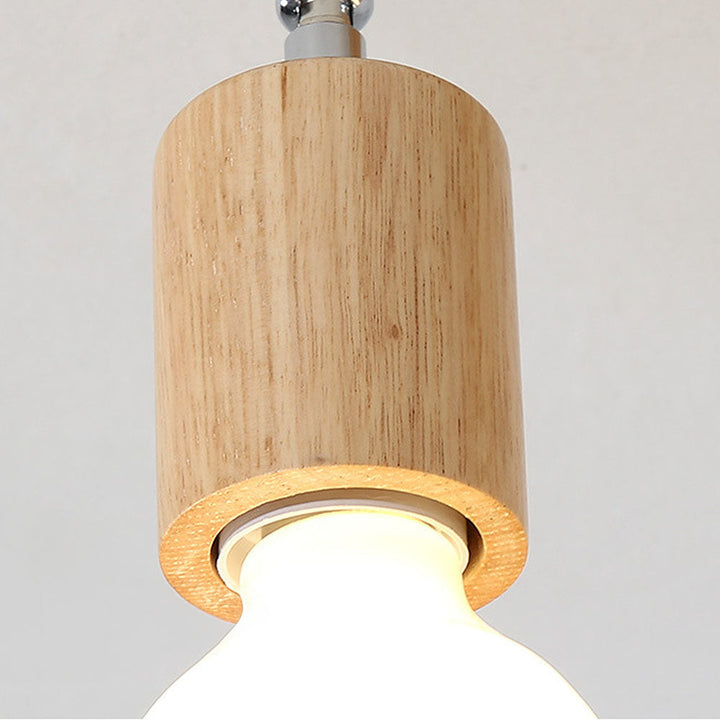 Nordic Track Lighting - Rotate Spotlight Wood Accent Modern