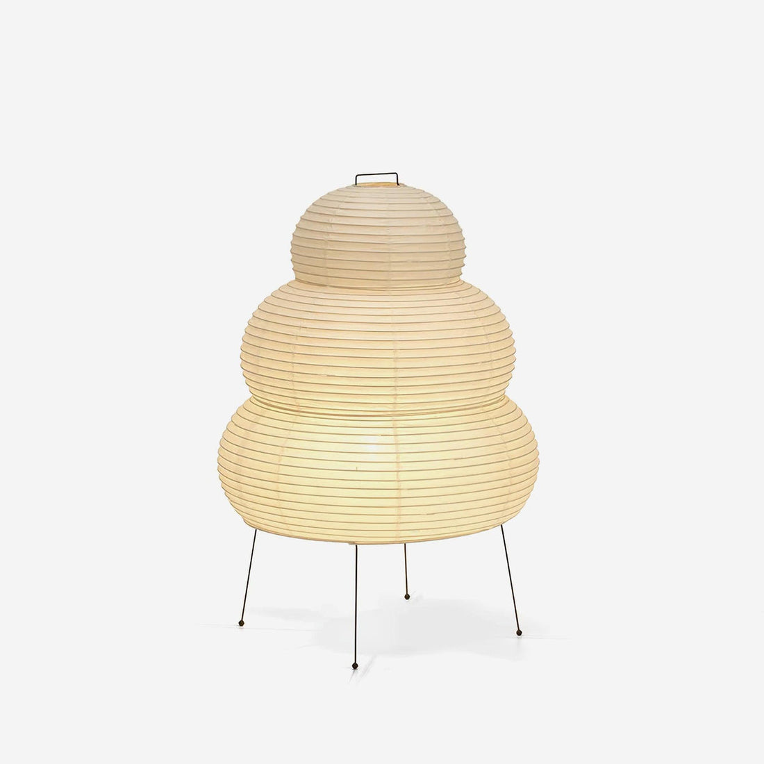 Japanisch inspirierte Papiertischlampe – Maulbeerpapierlampe fürs Schlafzimmer