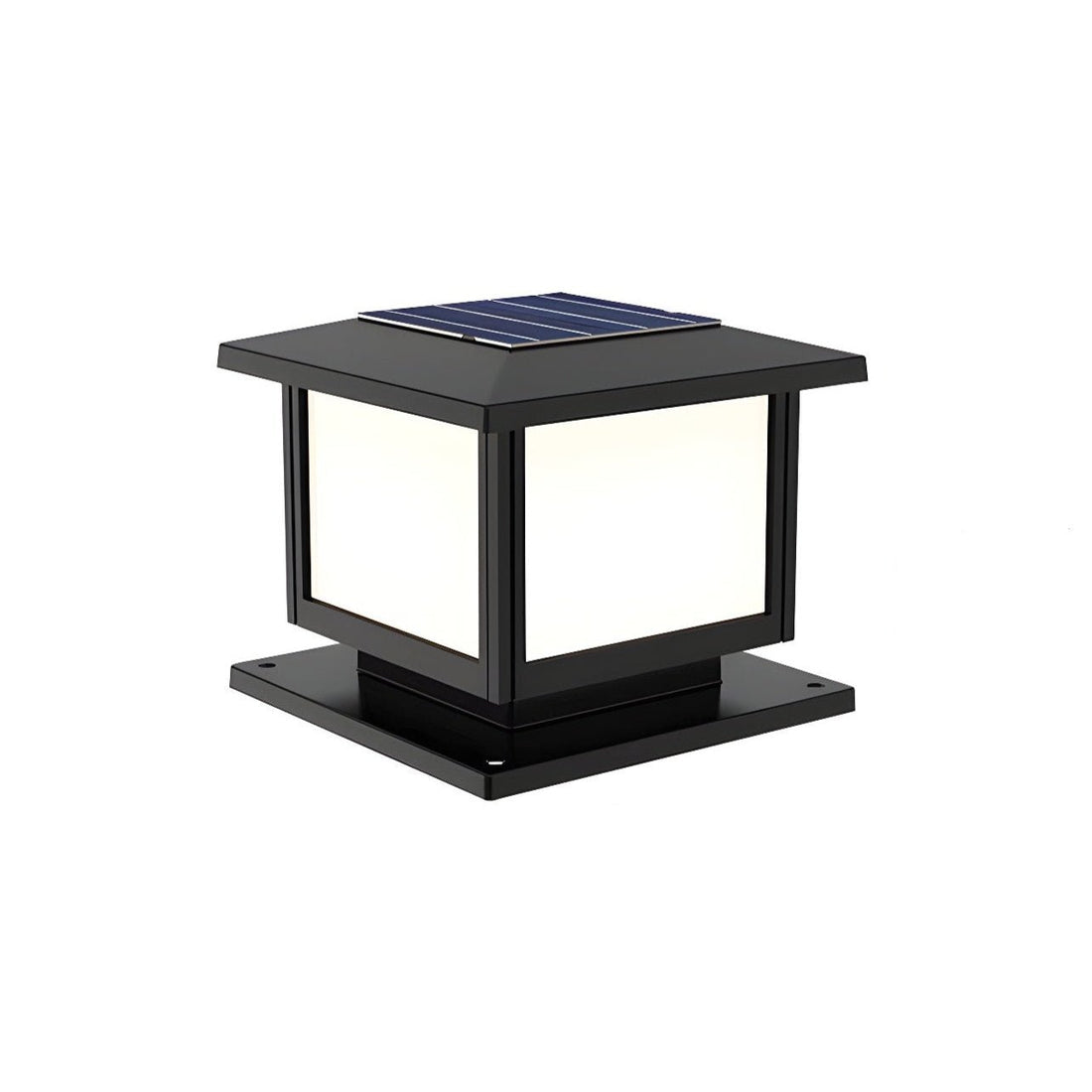 Solar-Pfostenleuchte für den Außenbereich – Moderne Gartenlampe für Gehwege und Terrassen