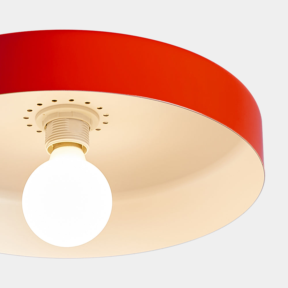 Flush Mount Art Decor Ceiling Light - Iron Round Fixture for Entryway