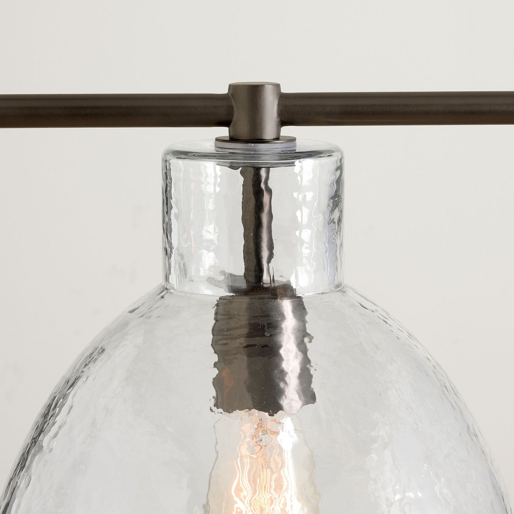 Glavira Recycled Glass Linear Chandelier - Elegant Modern Lighting