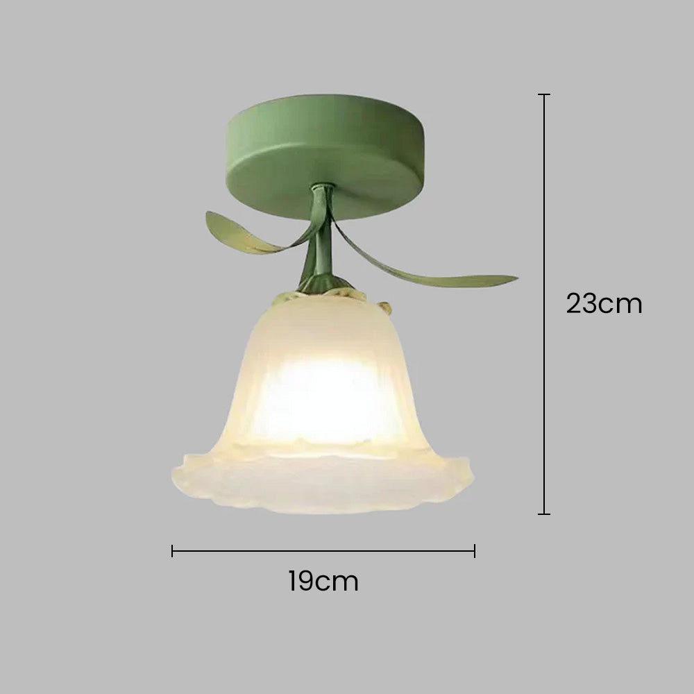 Creative Flower Ceiling Light - Mini Artistic Fixture for Bedroom