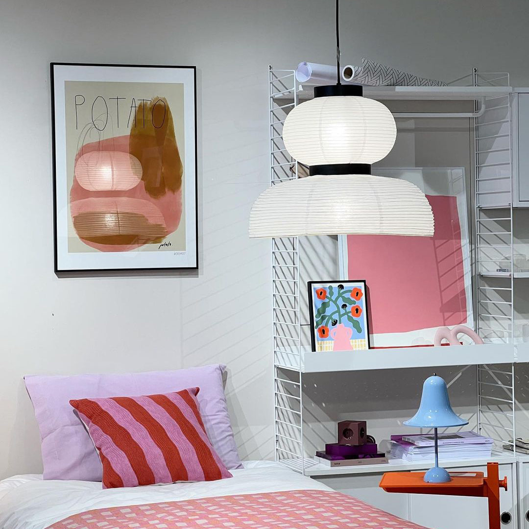 Rice Paper Pendant Lamp - Modern Design for Cozy Interiors