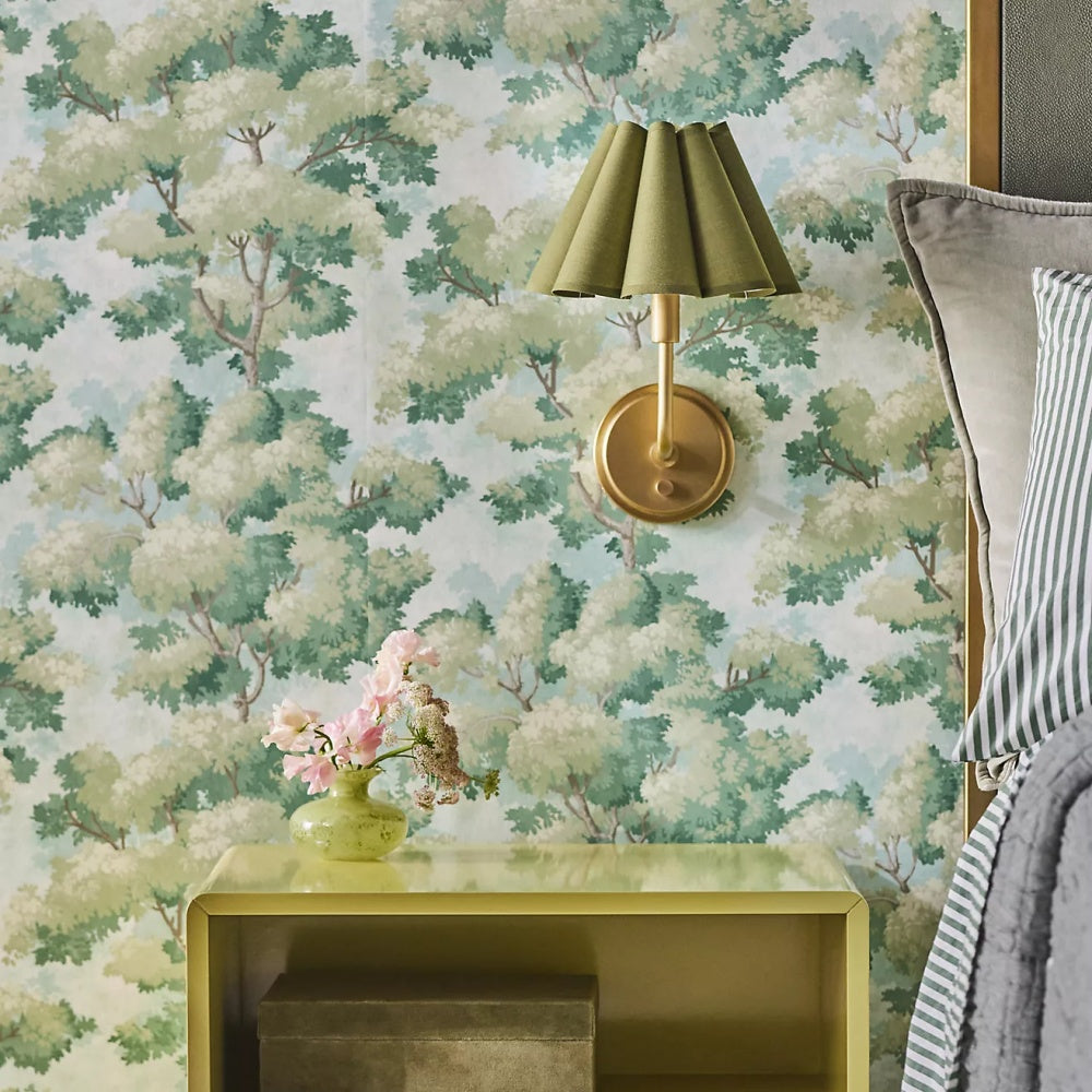 Capirise Scalloped Wall Sconce Light - Metal Bedroom & Hallway Lighting Fixture