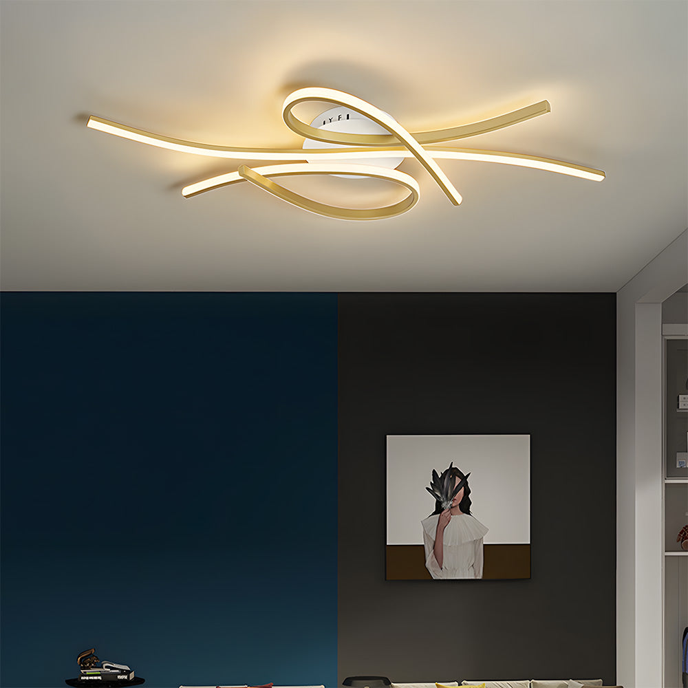 Musical Notes Ceiling Lamp – Unique LED Light for Living Room Décor
