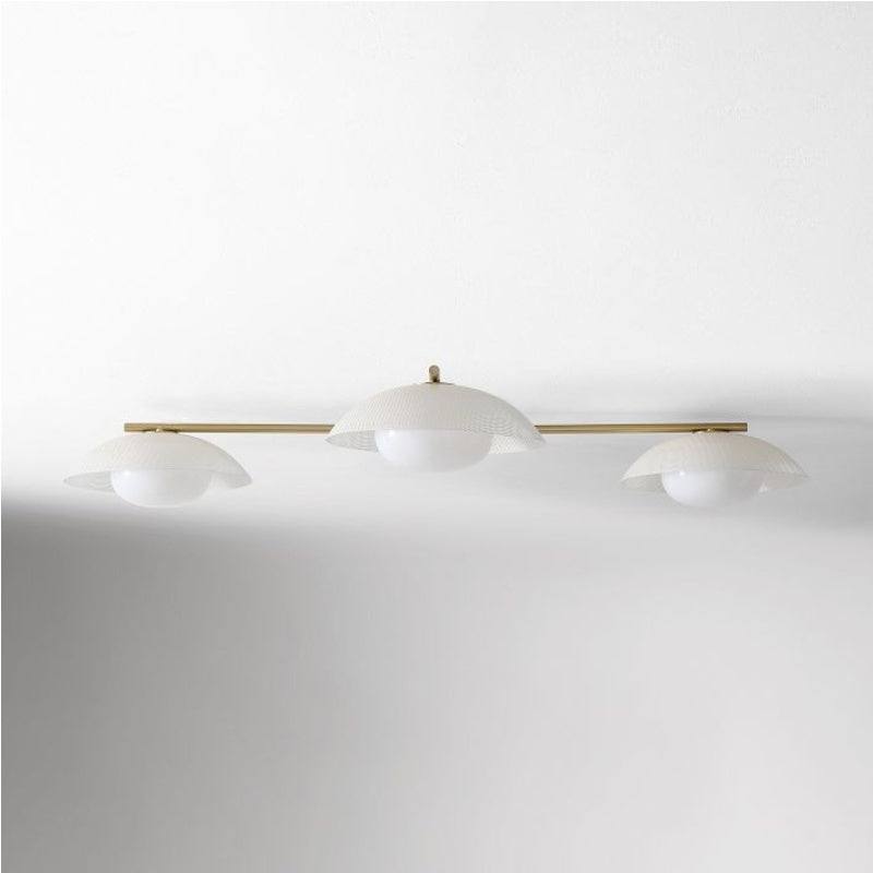 Elorina 3-Light Flush Mount Glass/Metal Ceiling Light - A Stylish Fixture for Modern Spaces