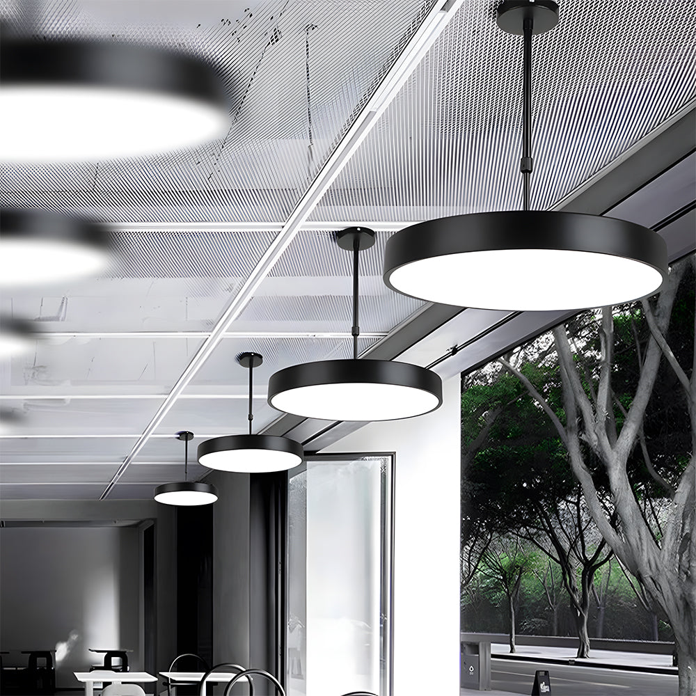 Macaron Disc Pendant Light - Modern Acrylic Kitchen Island Lighting