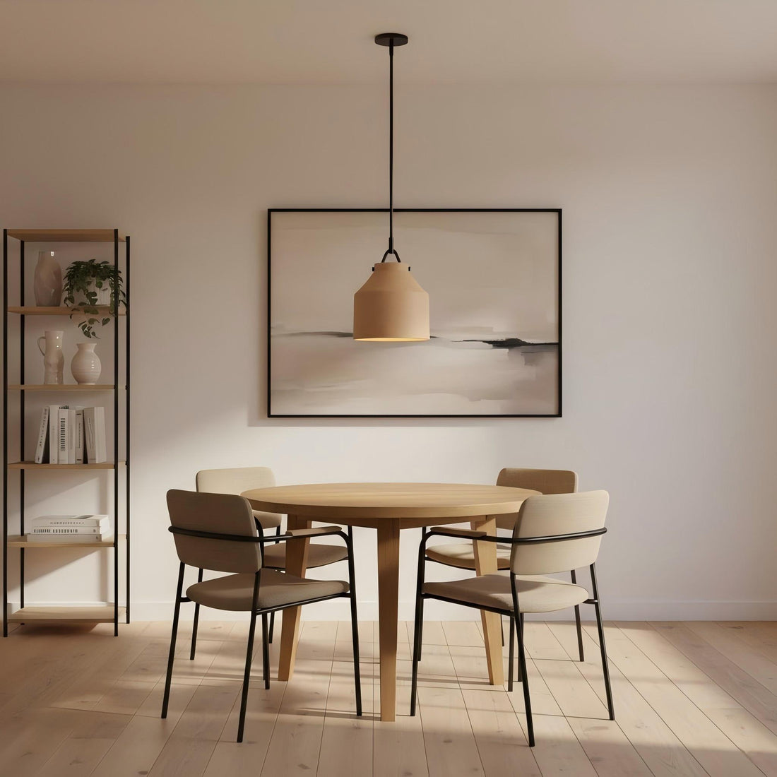 Hanton Metal Pendant Light - Modern Hanging Lamp for Dining Room