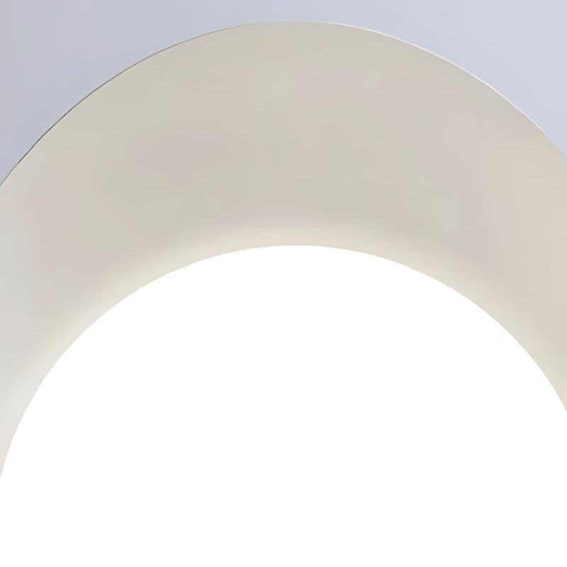 Minimalist Wavy Metal Ceiling Light