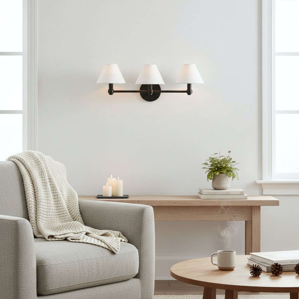 Everett Metal Wall Sconce - Single & Triple Wall Light for Living Room