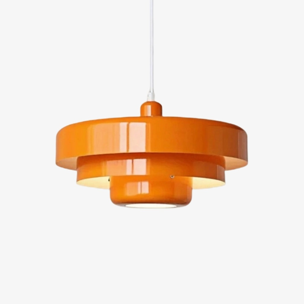 Decorative Multi Layer Hanging Pendant Lamp With Smooth Lines For Contemporary Home Interiors