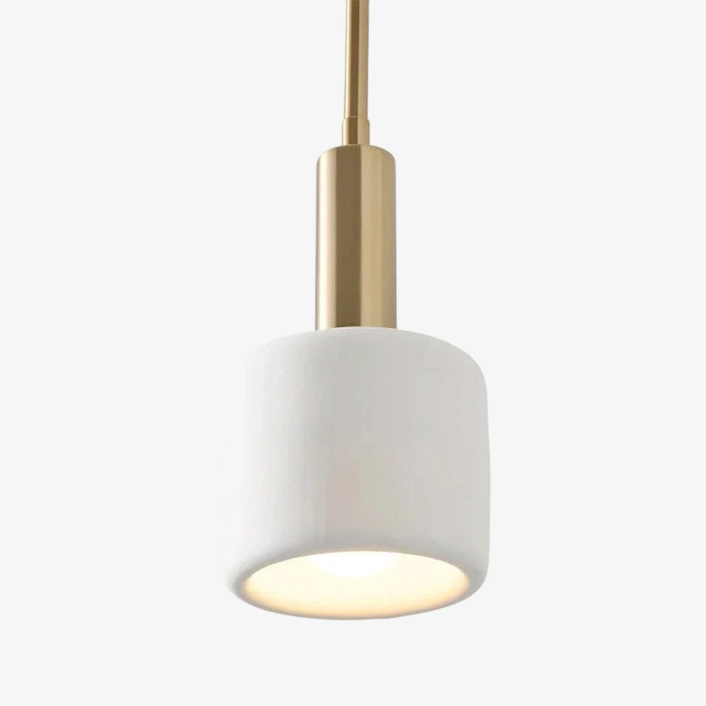 Cerova Modern Ivory Porcelain Pendant Light – Soft Organic Design for Kitchen Island