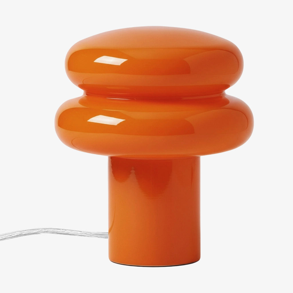 Orra Decorative Opal Table Lamp - Minimalist Bauhaus Desk Side Table Light