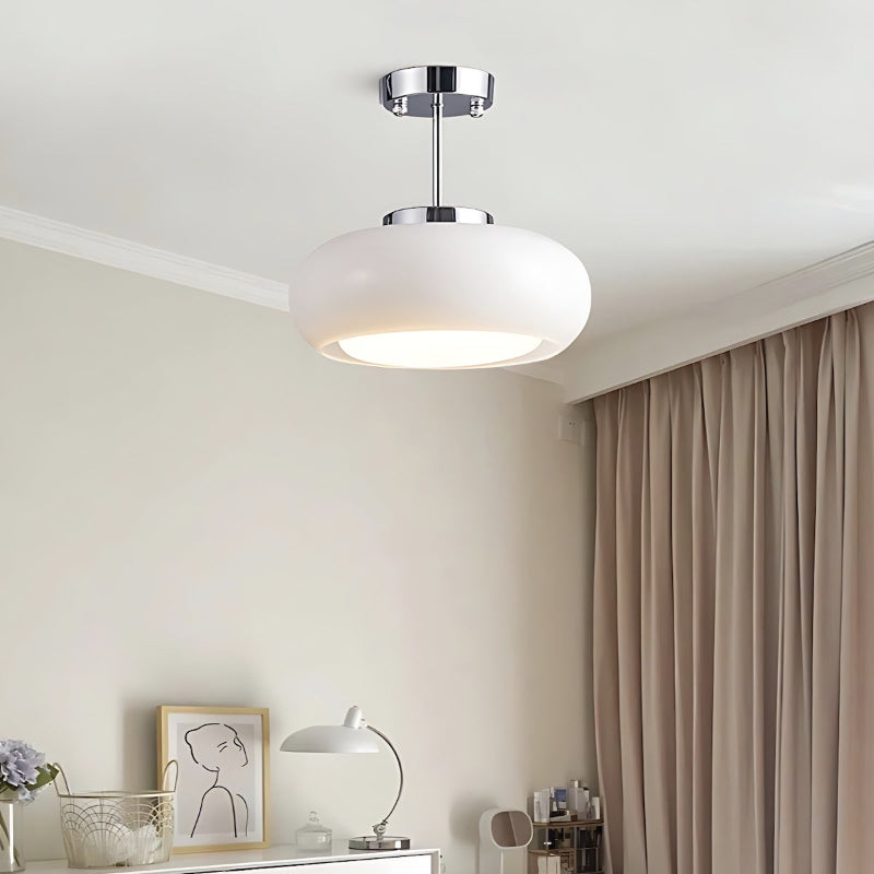 Bauhaus Brass Disc Vintage Ceiling Lamp