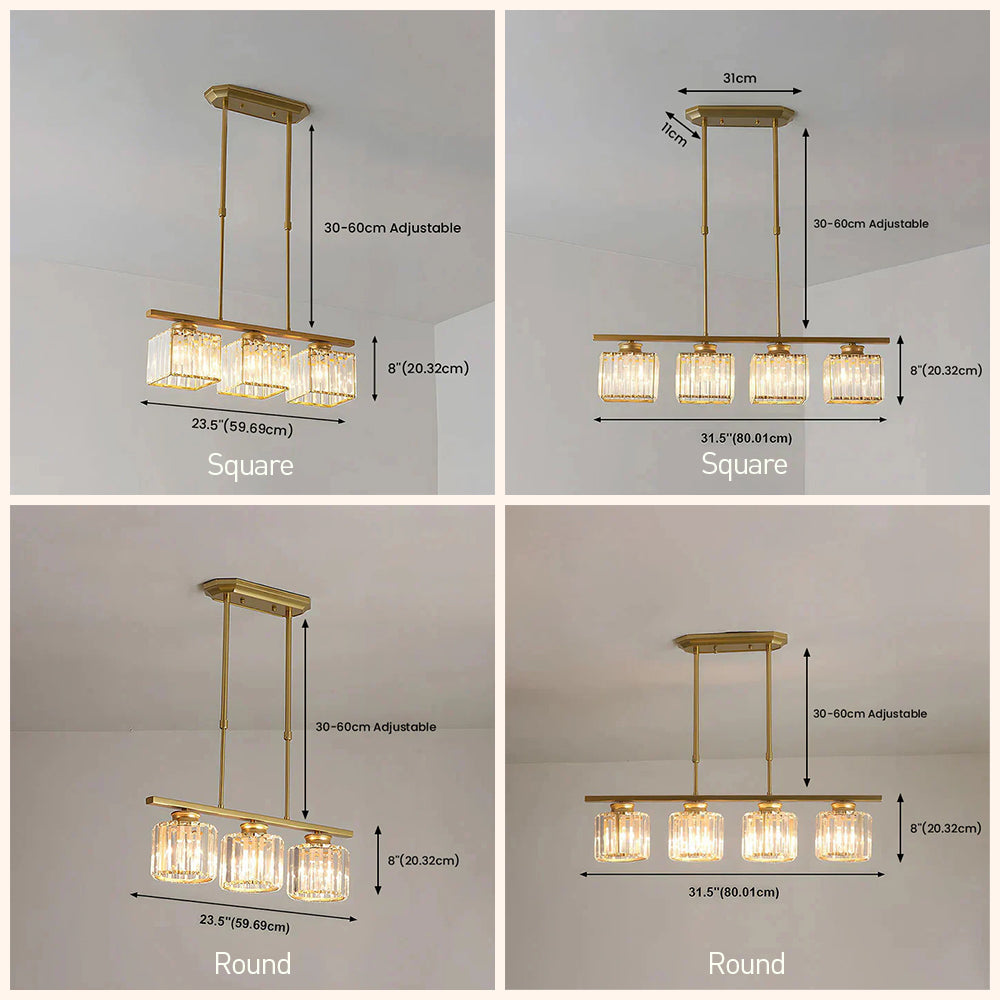 Minimalist Chandelier – Modern Ceiling Light for Living Room