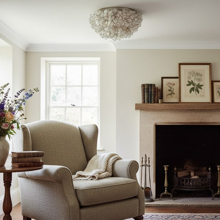 Florina Petal Deckenleuchte – Dekorative Muschelblüten-Deckenleuchte