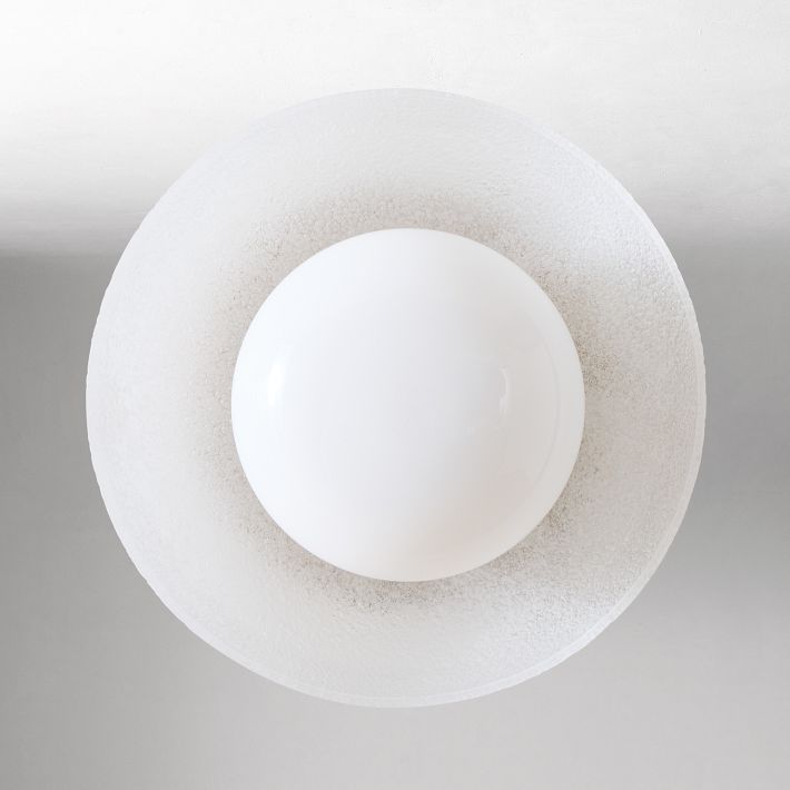 Elorina Sconce Wall Light - Textured Metal or Glass Shade