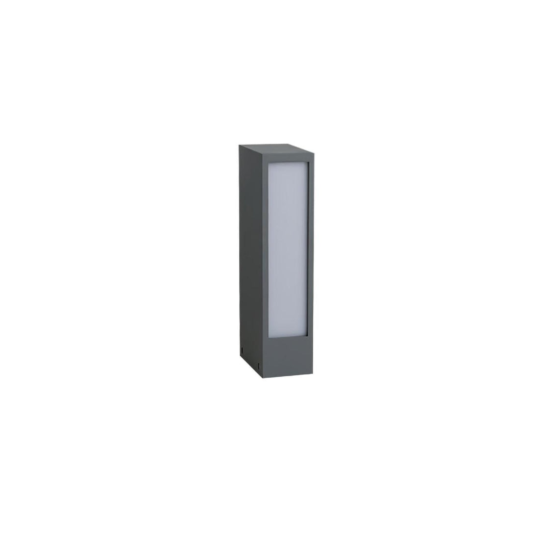 Aluminum Outdoor Post Lamp - Panel-Style Cast Lamp for Patio
