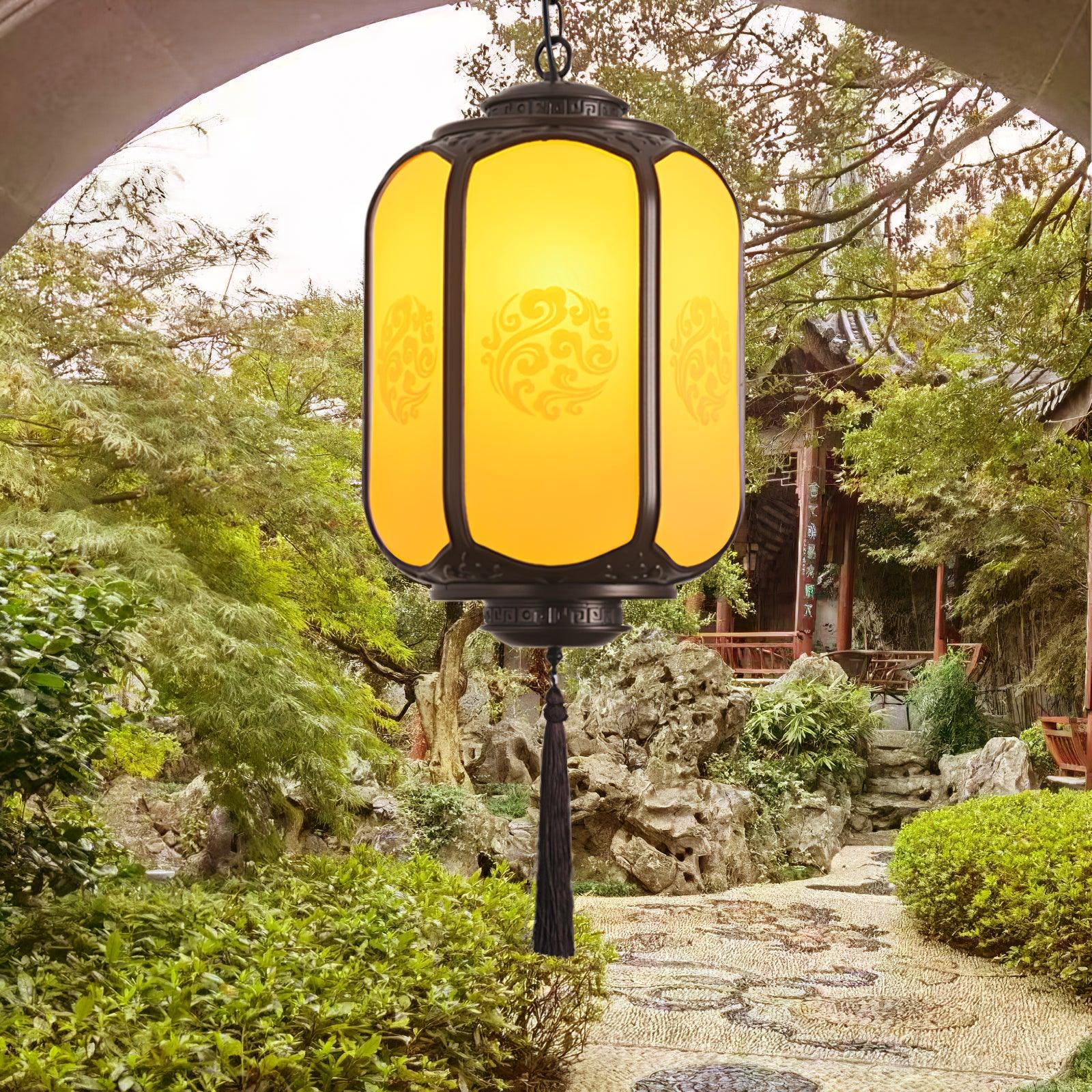 Lantern Outdoor Pendant Light - Weatherproof Outdoor Pendant Ideal