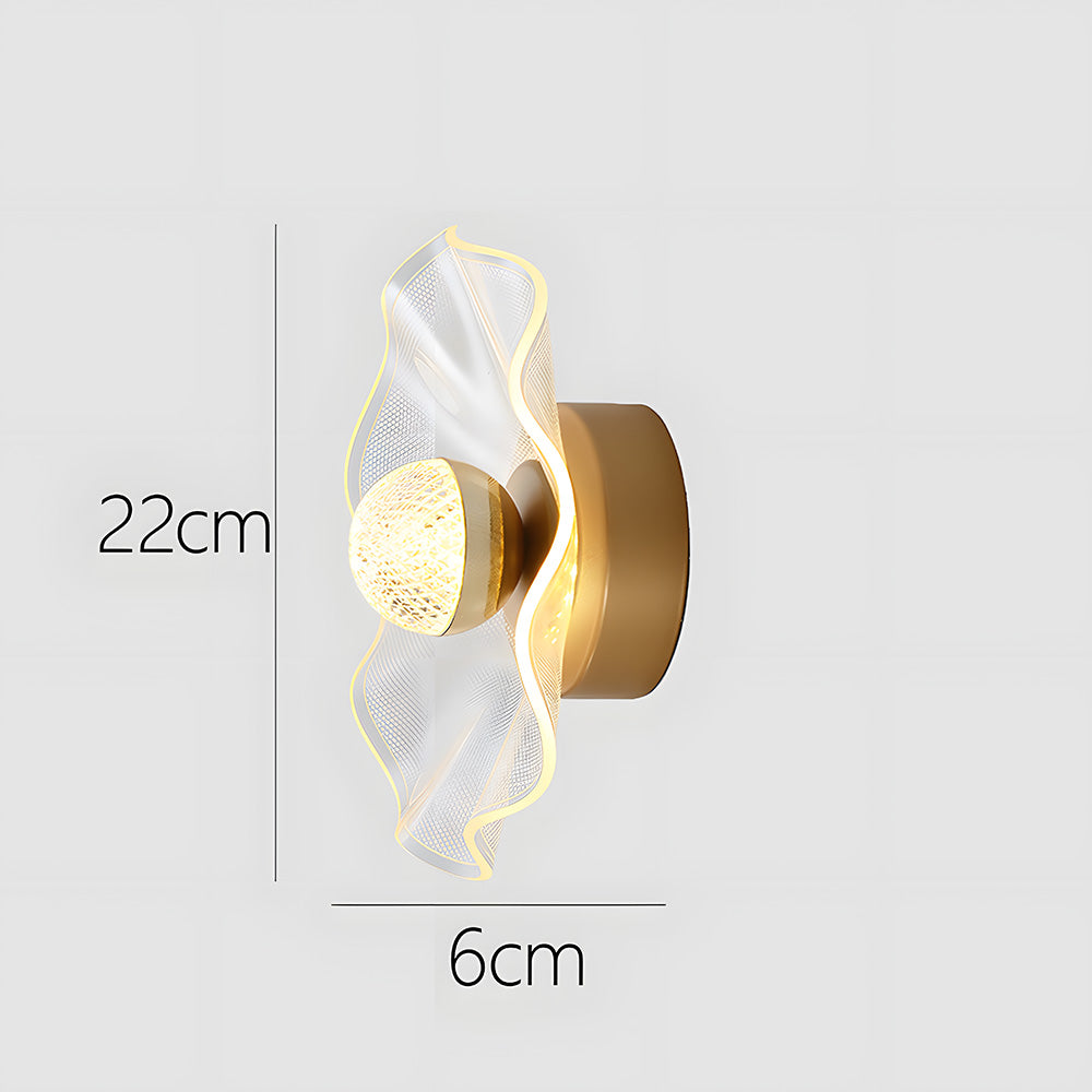 Contemporary Gold Ceiling Lamp - Luxurious Light for Living Room