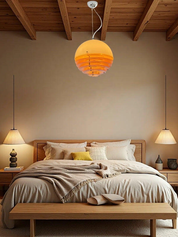Bauhaus Sunset Pendant Lamp - Modern Designer Ambient Lamp For Living Room