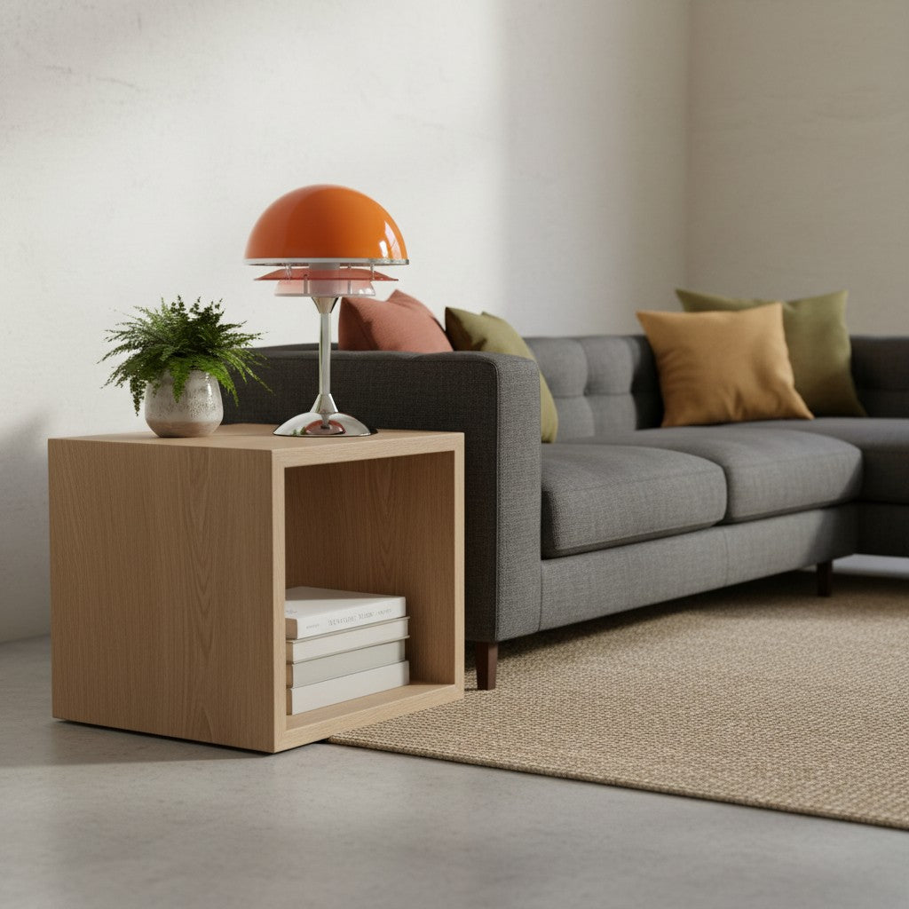 Afterglow Sunset Glow Geometric Table Lamp – Modern Sculptural Style for Desk Bedside Living Space