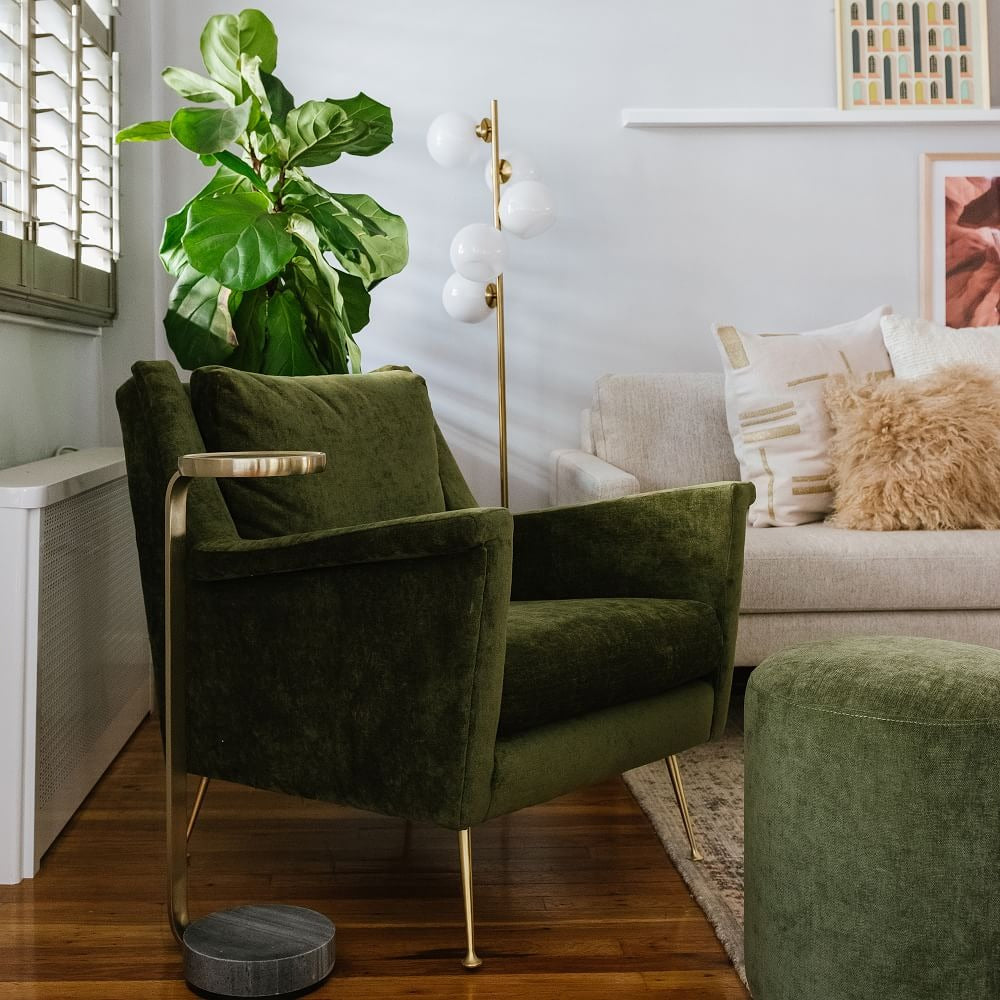 Brina Glass Multi-Light Floor Lamp - Modern Standing Light with Elegance