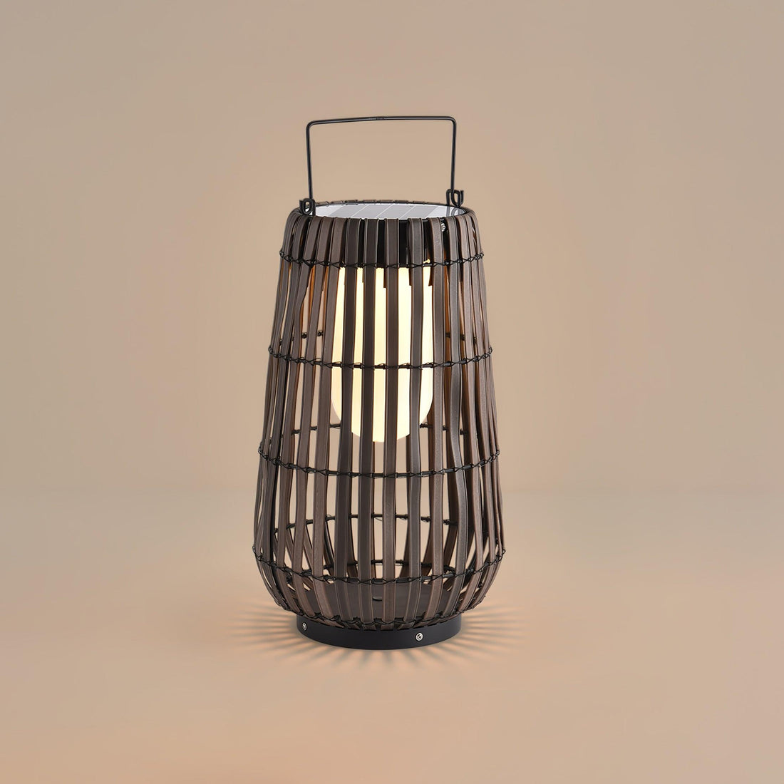 Tropic Braid Outdoor Lamp - Faux-Rattan Metal Waterproof