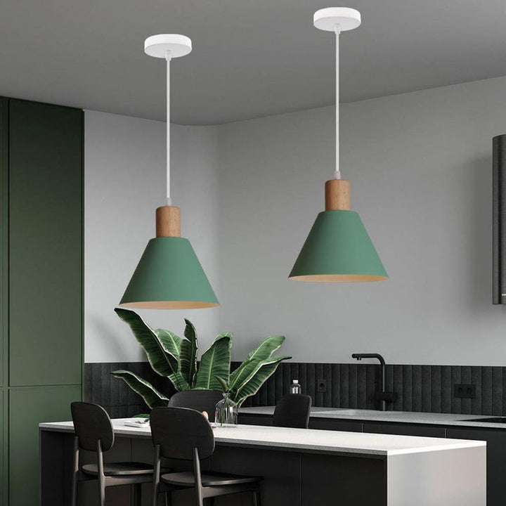 Iron Pendant Light - Contemporary Kitchen Island Lighting Industrial