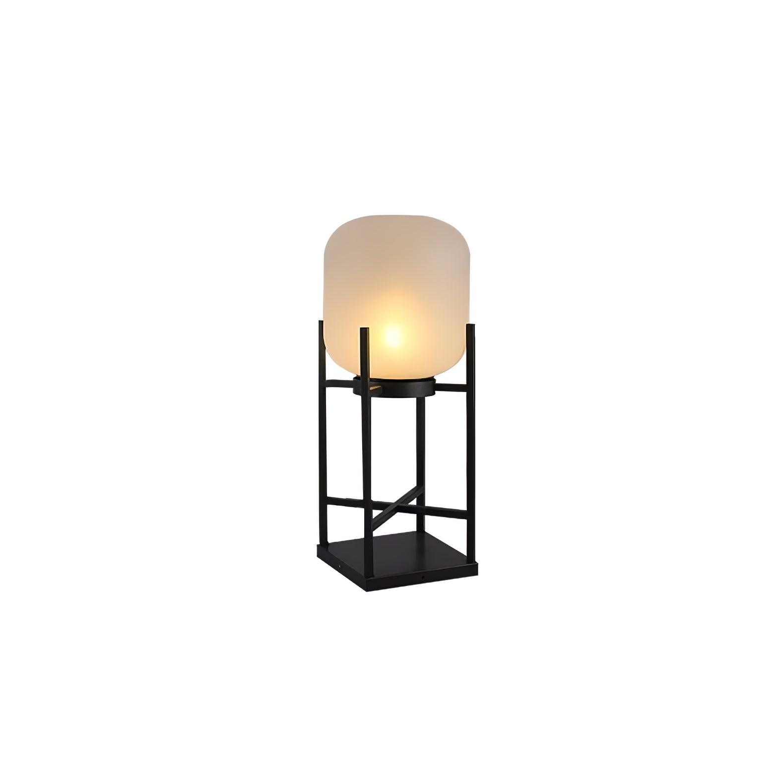 Lantern Floor Lamp - Solar LED Light for Garden, Patio & Outdoor Pathway