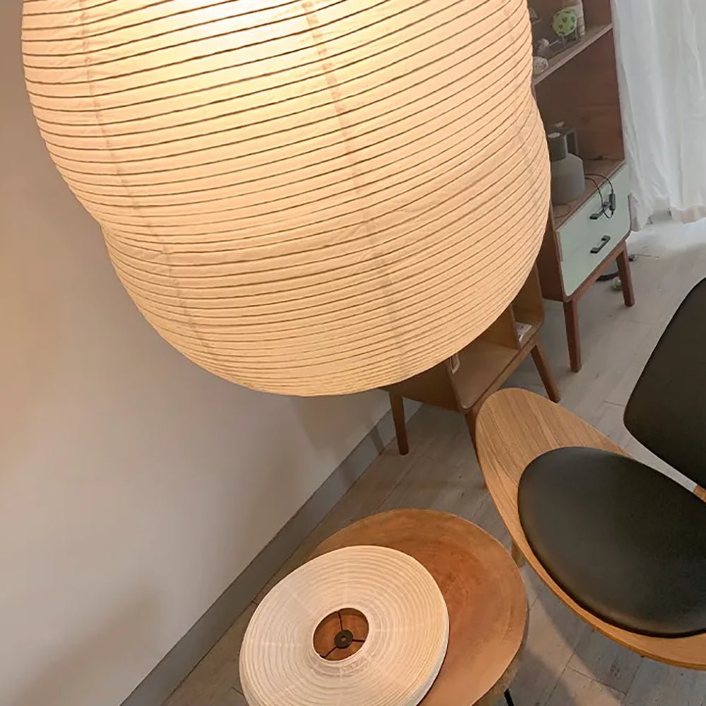 Washi-Papier-Mini-Pendelleuchte – Lampe im japanischen Stil für das Wohnzimmer