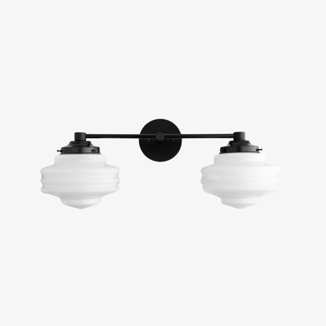 Geotower Glass Modern Wall Sconce - Glass Globe Light - Elegant Home Fixture