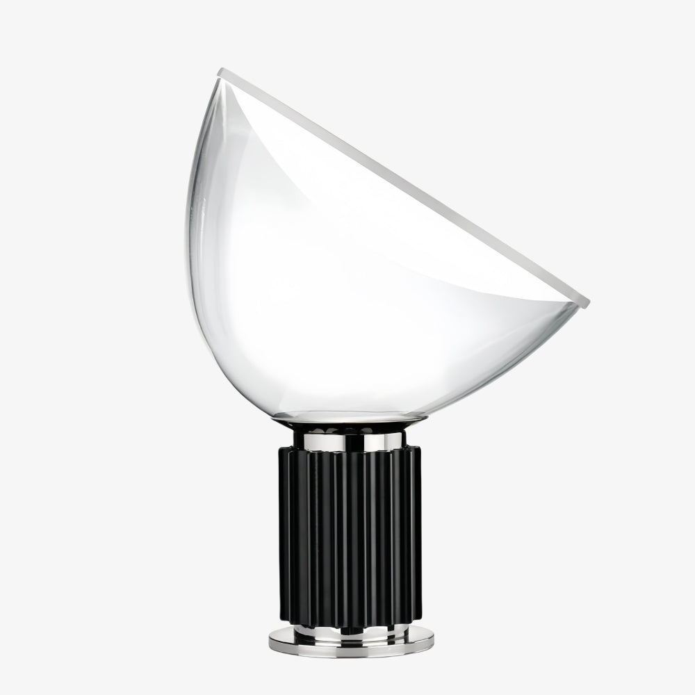 Bowlum Modern Glass Table Lamp - Iconic Bowl Shaped Ambient Light for Living Room N46