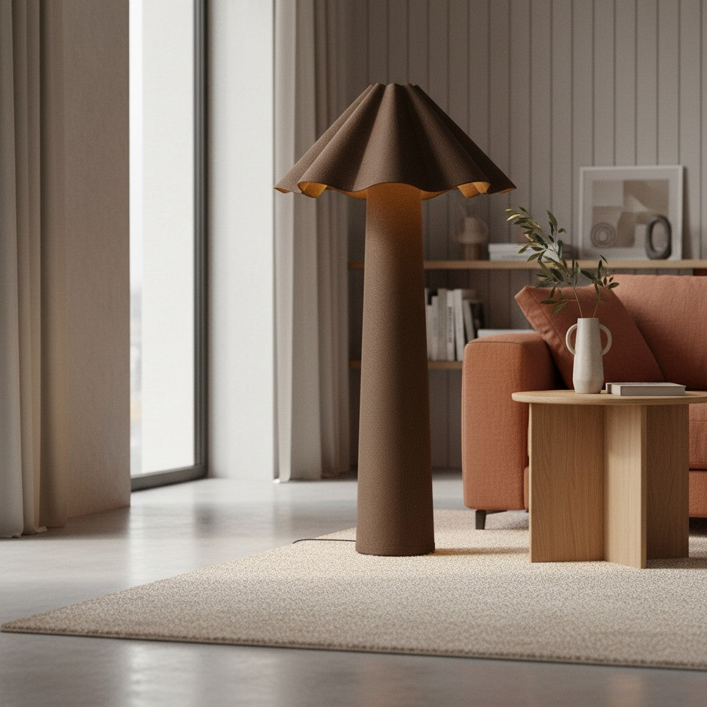 Weavara Sculptural Floor Lamp – Modern Transitional Design for Living Rooms and Lounges