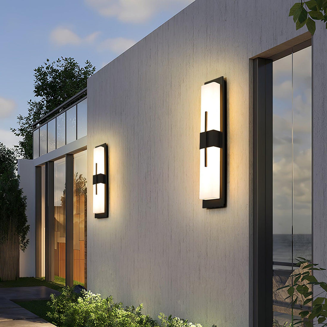 Außenwandleuchte - Wasserdichte moderne Außenlampe für Veranda und Garten