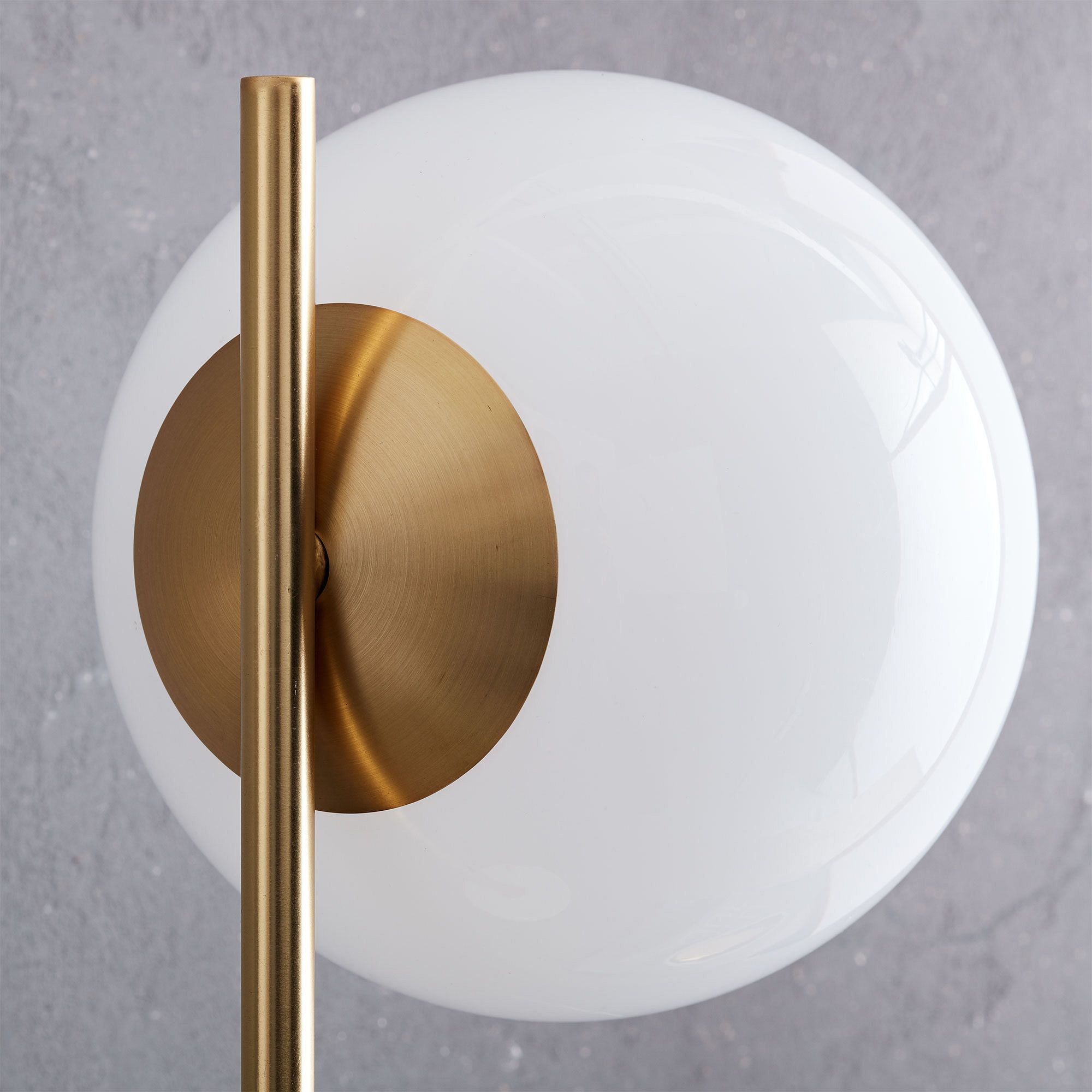 Sphere Alessora Table Lamp - Modern Marble Metal Desk Light